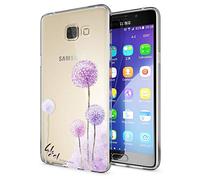 NALIA Funda Carcasa Compatible con Samsung Galaxy A5 2016, Motivo Design Movil Protectora Ultra-Fina Silicona Cubierta, Goma Gel Estuche Bumper Ligera Cover Phone Case, Designs:Dandelion Pink Rosa