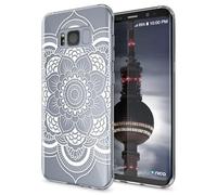 NALIA Funda Carcasa Compatible con Samsung Galaxy S8, Motivo Design Movil Protectora Ultra-Fina Silicona Cubierta, Goma Gel Estuche Telefono Bumper Ligera Cover Case, Designs:Pattern Flowers