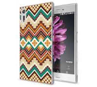 NALIA Funda Carcasa Compatible con Sony Xperia XZ, Motivo Design Movil Protectora Ultra-Fina Silicona Cubierta Goma Gel Estuche Telefono Bumper Ligera Cover Phone Case, Designs:Indian Pattern