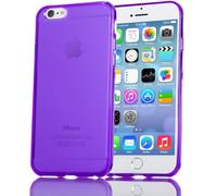 NALIA Funda Compatible con iPhone 6 Plus 6S Plus, Ultra-Fina Protectora Movil Carcasa Transparente Silicona Gel Bumper Estuche, Goma Cubierta Delgado Clear Phone Cover Flexible Case - Morado