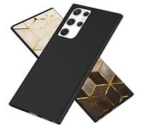 NALIA Funda Rígida Fina para Samsung Galaxy S22 Ultra - Mate & 0.3mm Ultra Delgada - Phantom (Carcasa Extrafina & Protección Cámara Completa) - Marca Alemana, Color:Negro Opaco