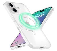 NALIA Funda Rígida Ultra-Delgada para iPhone 16 - Compatible MagSafe & 0.3mm - THINIX (Carcasa Mate Semitransparente) - Marca Alemana, Color:Blanco