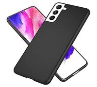 NALIA Funda Rígida Ultra Delgada para Samsung Galaxy S21 FE - Anti-Huellas & 0.5mm Fina - PUREFIT (Mate & Ligera) - Marca Alemana, Color:Negro