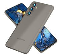 NALIA Funda Rígida Ultra Delgada para Samsung Galaxy S24 Plus - Mate-Transparente & 0.3mm Fina - Phantom (Carcasa Ultrafina & Protección Total de Cámara) - Marca Alemana, Color:Taupe Transparente