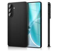 NALIA Funda Rígida Ultra Delgada para Samsung Galaxy S26 Plus, Negro Opaco | Acabado Mate Inteligente, Protección De Cámara Integrada, Sensación Cero Volumen, PHANTOM