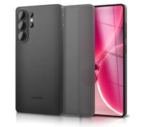 NALIA Funda Rígida Ultra Delgada para Samsung Galaxy S26 Ultra - Mate & 0.3mm Fina - Phantom (Carcasa Fina & Protección de Cámara Total) - Marca Alemana, Color:Negro Transparente