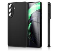 NALIA Funda Silicona Mate para Samsung Galaxy A37 - Slim, Negra & Antideslizante - Strider (Protección Cámara, Suave & Antichoque) - Marca Alemana