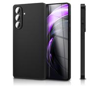 NALIA Funda Silicona Mate para Samsung Galaxy A57 - Slim, Negra & Antideslizante - Strider (Protección Cámara, Suave & Antichoque) - Marca Alemana