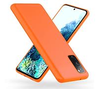 NALIA Funda Silicona Neón para Samsung Galaxy S20 FE - Soft-Touch & Señal Neón - NEONSHOCK (Carcasa Protectora) - Marca Alemana, Color:Naranja