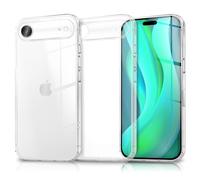 NALIA Funda Silicona para iPhone 17 Air - Anti-Amarilleo & Antideslizante - Airflex (Transparente & TPU Antichoque) - Marca Alemana