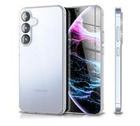 NALIA Funda Silicona para Samsung Galaxy S25 FE - Anti-Amarilleo & Antideslizante - Airflex (Transparente & TPU Antichoque) - Marca Alemana