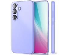 NALIA Funda Silicona para Samsung Galaxy S25 - Protección Cámara & Forro - Phoenix (Carcasa Soft-Touch) - Marca Alemana, Color:Lavanda