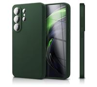 NALIA Funda Silicona para Samsung Galaxy S26 Ultra - Protección Cámara & Forro - Phoenix (Carcasa Soft-Touch) - Marca Alemana, Color:Verde Noche Forestal
