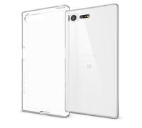 NALIA Funda Silicona para Sony Xperia X Compact - Anti-Amarilleo & Antideslizante - Airflex (Transparente & TPU Antichoque) - Marca Alemana