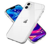 NALIA Funda Silicona Transparente para iPhone 12 Mini - Anti-Amarillo & Antideslizante - Airflex (Carcasa Cristalina, Fina & Antichoque) - Marca Alemana