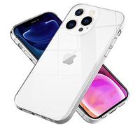 NALIA Funda Silicona Transparente para iPhone 13 Pro MAX - Anti-Amarillo & Antideslizante - Glaze (Carcasa Cristalina, Fina & Antichoque) - Marca Alemana