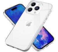 NALIA Funda Silicona Transparente para iPhone 15 Pro MAX - Anti-Amarillo & Antideslizante - Glaze (Carcasa Cristalina, Fina & Antichoque) - Marca Alemana