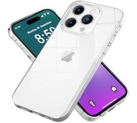 NALIA Funda Silicona Transparente para iPhone 16 Pro - Anti-Amarillo & Antideslizante - Glaze (Carcasa Cristalina, Fina & Antichoque) - Marca Alemana