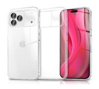 NALIA Funda Silicona Transparente para iPhone 17 Pro - Anti-Amarillo & Antideslizante - Glaze (Carcasa Cristalina, Fina & Antichoque) - Marca Alemana