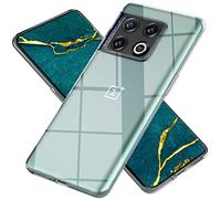 NALIA Funda Silicona Transparente para OnePlus 10 Pro - Anti-Amarillo & Antideslizante - Airflex (Carcasa Cristalina, Fina & Antichoque) - Marca Alemana