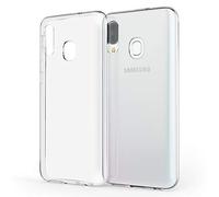 NALIA Funda Silicona Transparente para Samsung Galaxy A40 - Anti-Amarillo & Antideslizante - Glaze (Carcasa Cristalina, Fina & Antichoque) - Marca Alemana