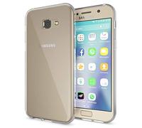 NALIA Funda Silicona Transparente para Samsung Galaxy A5 (2017) - Anti-Amarillo & Antideslizante - Glaze (Carcasa Cristalina, Fina & Antichoque) - Marca Alemana