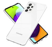 NALIA Funda Silicona Transparente para Samsung Galaxy A52 / A52 5G / A52s 5G - Anti-Amarillo & Antideslizante - Airflex (Carcasa Cristalina, Fina & Antichoque) - Marca Alemana