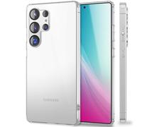 NALIA Funda Silicona Transparente para Samsung Galaxy S25 Ultra - Anti-Amarillo & Antideslizante - Glaze (Carcasa Cristalina, Fina & Antichoque) - Marca Alemana