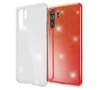 NALIA Glitter Funda Compatible con Huawei P30 Pro, Brillante Cubierta Protectora Silicone Carcasa Slim Estuche, Ultra-Fina Purpurina Movil Telefono Bumper Goma Case Gel Piel Cover - Trasparente