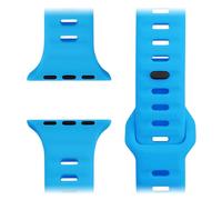 NALIA Motion Correa de Silicona Compatible con Apple Watch Correa iWatch Series SE/10/9/8/7/6/5/4/3/2/1, 38/40/41/42mm, Correa Deportiva Suave con Cierre de Pasador, Color:Azul Real