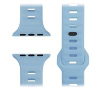 NALIA Motion Correa de Silicona Compatible con Apple Watch Correa iWatch Series Ultra/SE 10 9 8 7 6 5 4 3 2 1, 42/44/45/46/49mm, Correa Deportiva Suave con Cierre de Pasador, Color:Azul Océano