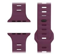 NALIA Motion Correa de Silicona Compatible con Apple Watch Correa iWatch Series Ultra/SE 10 9 8 7 6 5 4 3 2 1, 42/44/45/46/49mm, Correa Deportiva Suave con Cierre de Pasador, Color:Tinto Burdeos