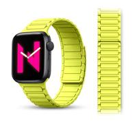 NALIA Nexus Correa Magnética para Apple Watch 38/40/41/42/44/45/46/49mm | Series 1-12, SE y Ultra, Cierre de lazo magnético, Diseño estriado, Silicona resistente al agua