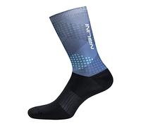 NALINI 02511801100C000.27 OMICRON Socks Men's BLACK/BLUE DIAMOND M