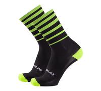 NALINI 03121901100C000.27 GRAVEL SOCKS (CMP) Unisex Adult Socks BLACK/FLUO YELLOW S/M