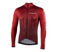 NALINI 03220101100C000.10 New LS FIT Jersey Hombre Sweatshirt Brick Red/Black XS