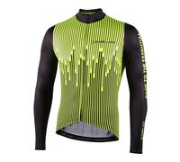 Nalini New LS Fit Túnica de enfermería, Neón Amarillo/Negro, XX-Large para Hombre