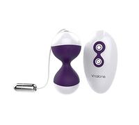 Nalone Miu Miu - Bolas vibratorias con mando a distancia y 7 modos de vibración, color morado