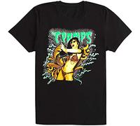 NaLoRa The Cramps Band Tee Cpncert Music Men Black Cotton T Shirt, Negro , XL