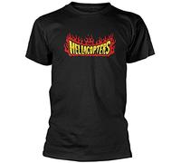 NaLoRa The Hellacopters Flames - Camiseta gráfica para hombre, Negro, XXL