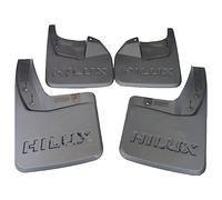 NALSA 4 Piezas Guardabarros de Coche para Toyota Hilux 2015-2019, Antisalpicaduras de Rueda Delantera Trasera Faldillas Wheel Fender Body Styling Accesorios