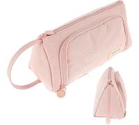 NALsa Bolsa de lápices Bolsa de lápices con Ventana Delantera Bolsa de papelería portátil Linda con múltiples Ranuras Estuche de lápices Multifuncional para Adolescentes y niños