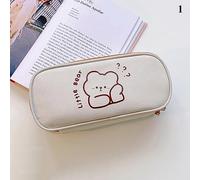 NALsa Bolsas de lápices con Estampado de Oso, Estuches de lápices Simples Bonitos de Dibujos Animados, Material Escolar para Estudiantes, papelería, Caja de lápices, Regalos para niños