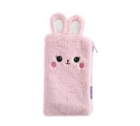 NALsa Caja de l£Pices Rosa de Conejo Kawaii, Caja de l£Pices de Felpa, Bonita Caja de l£Pices de Gran Capacidad para la Escuela, papeler■a, Suministros Escolares