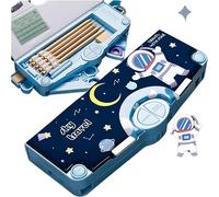 NALsa Caja de papelería Multifuncional Estuche de lápices de Dibujos Animados Lindo Caja de Almacenamiento de papelería Estuche de lápices para Estudiantes Juego de papelería