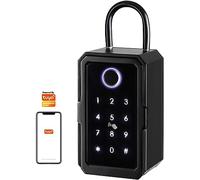 NALsa Key Safe - Caja de seguridad digital con WiFi y acceso remoto a la pared, con cerradura de seguridad