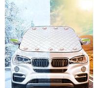 NALSA Parasol Coche Delantero para BMW X3 G01 2017 2018 2019 2020 2021 2022 2023, Cubierta Nieve del Parabrisas con 9 Imanes Incorporados Dos Orejas Lluvia Hielo Nieve Invierno Accesorios