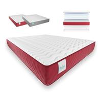 NALUI - Colchón Viscoelástico Reversible Gredos 135x180cm con Sistema VISCONFORT, Tejido Strech y Tejido 3D Transpirable. Altura: ±24cm | Firmeza Medio-Alta | Adaptable | Fabricado en España