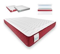 NALUI - Colchón Viscoelástico Reversible Gredos 140x180cm con Sistema VISCONFORT, Tejido Strech y Tejido 3D Transpirable. Altura: ±21cm | Firmeza Medio-Alta | Adaptable | Fabricado en España