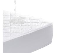 NALUI - Protector de Colchón Impermeable 150x190/200cm. Cubre Colchón Ajustable, Acolchado y Transpirable con Tratamiento Antiácaros | Hipoalergénico | Fabricado en España [≤30cm Altura]